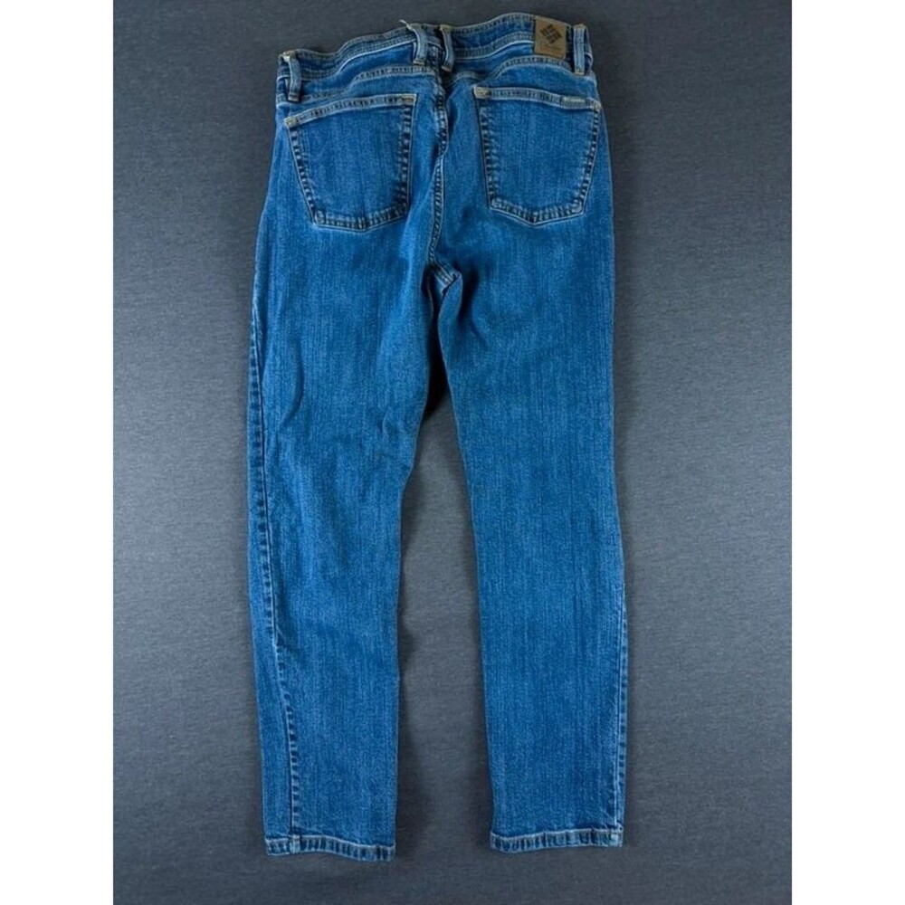 Columbia Mens 34x30 Ten Falls Slim Fit Denim Jeans Medium Wash Stretch - Picture 14 of 16